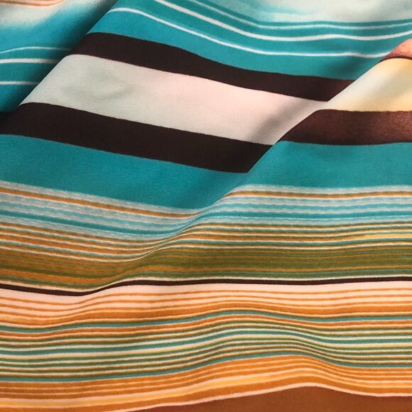 Boho Grunge Sporty Tankini Swimwear 2X Boy Shorts Women 2-Piece Hippie Retro 70s - Picture 4 of 8